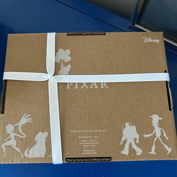 Rae Dunn x Ratatouille Ceramic Cheese Plate Set BON APPETITE -NIB - Picture 2 of 2